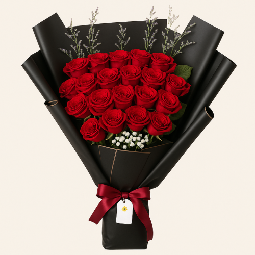 🌹 Buket Mawar Elegan di  – Hadiah Romantis Penuh Makna